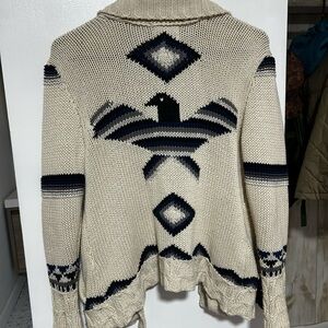 Southwestern Aztec style cozy cardigan